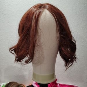 Elegant Chestnut Wavy Hair Wig